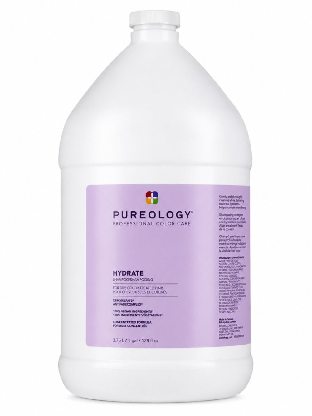 Pureology Hydrate Shampoo Gallon – 128 fl oz / 1 Gallon